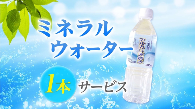 ミネラルウォーター1本付【素泊り】源泉かけ流しの天然温泉100％を満喫♪〜WiFi・駐車場無料完備〜